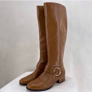 Tory Burch Brown Leather riding boots size 10